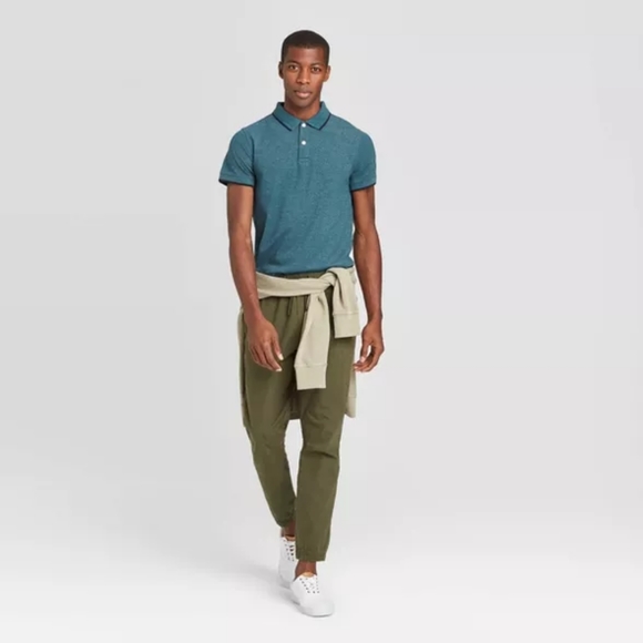 Goodfellow Standard Fit Short Sleeve Polo Shirt - Picture 3 of 4